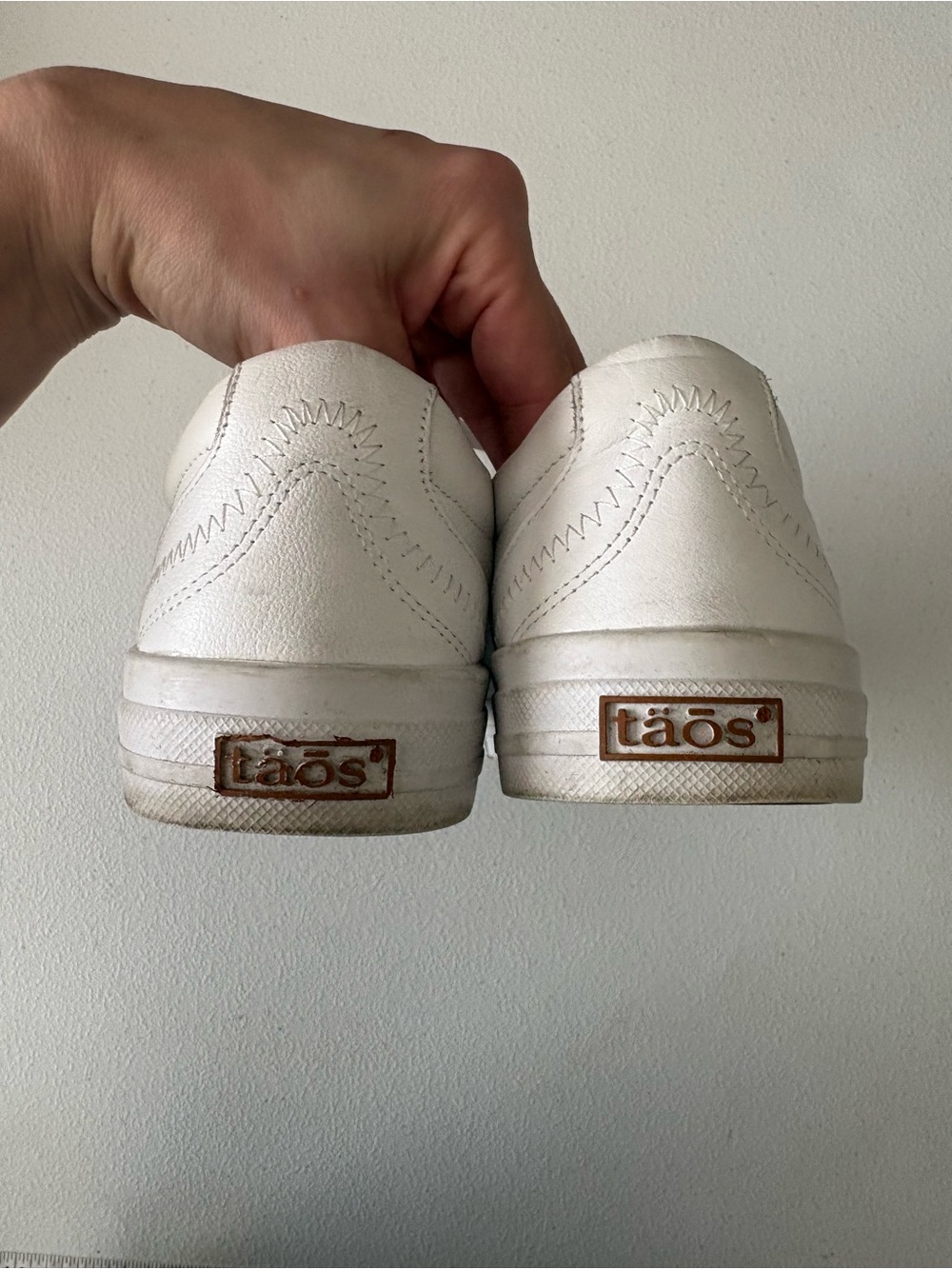 Size 7 Taos White Leather Plim Soul Lux PLX-13994A Lace Up Arch Support Sneakers - Picture 4 of 6